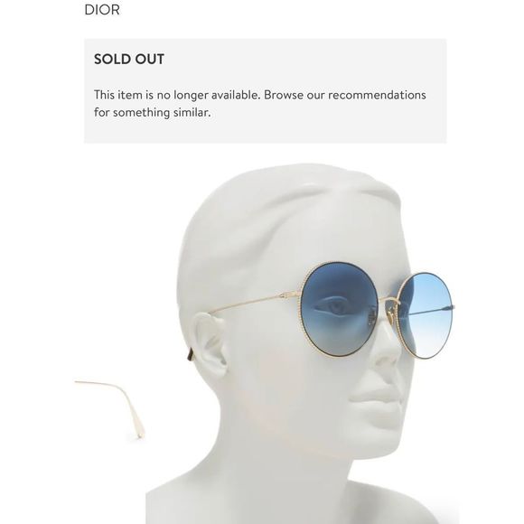 Dior Accessories - DIOR 60mm round sunglasses